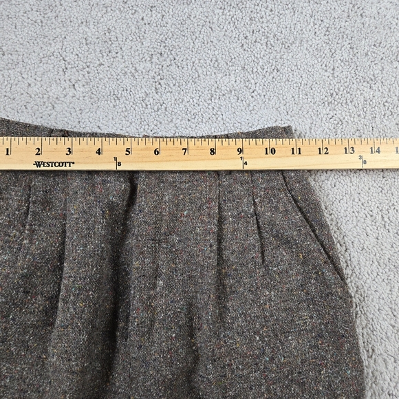 Vtg Happy Legs Tweed High Rise Trouser Pants Sz 2 Rare Pleated Eclectic Grandpa - Picture 5 of 9